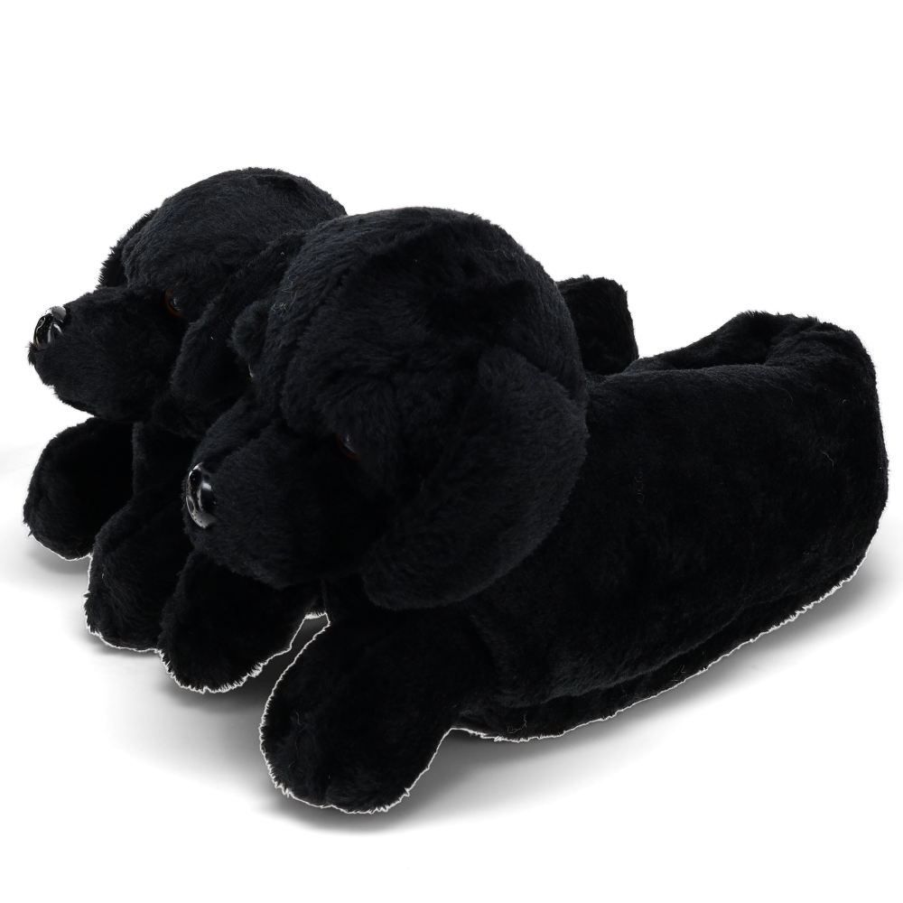 Cozy Black Lab Slippers - Perfect Gift for Dog LoversHoliday Season