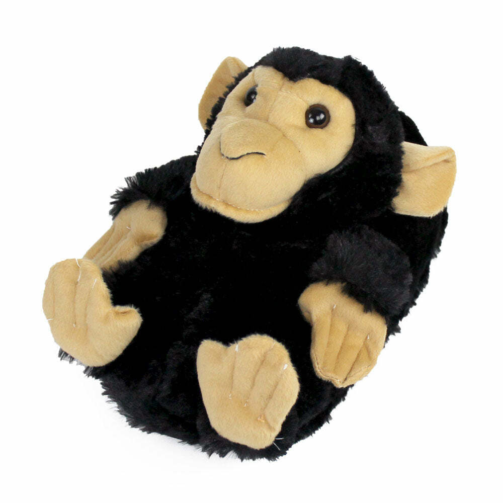 Cozy Black Monkey Animal Slippers - Perfect Gift for Halloween, Christmas, Valentine