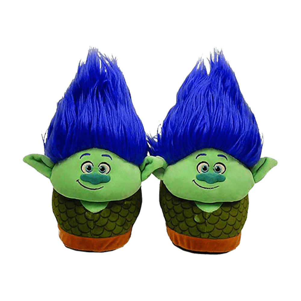 Cozy Blue Troll Slippers - Perfect Gift for Halloween, Christmas, Valentine