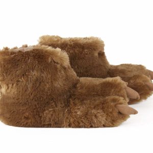 Cozy Brown Bear Paw Slippers - Perfect Gift for Halloween, Christmas, Valentine