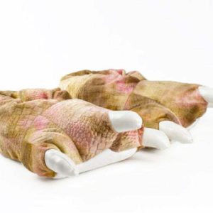 Cozy Brown Dinosaur Claw Slippers - Perfect Gift for Halloween, Christmas, Valentine