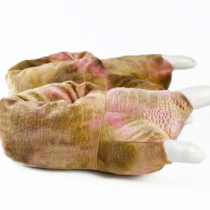 Cozy Brown Dinosaur Claw Slippers - Perfect Gift for Halloween, Christmas, Valentine