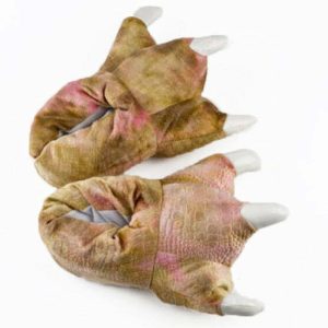 Cozy Brown Dinosaur Claw Slippers - Perfect Gift for Halloween, Christmas, Valentine