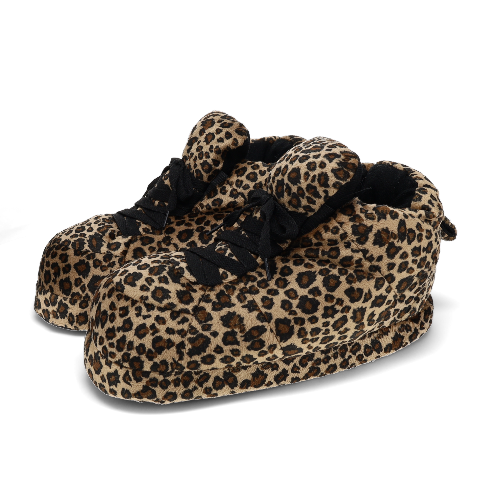 Cozy Brown Leopard Slippers - Perfect Gift for Loved OnesHoliday Season