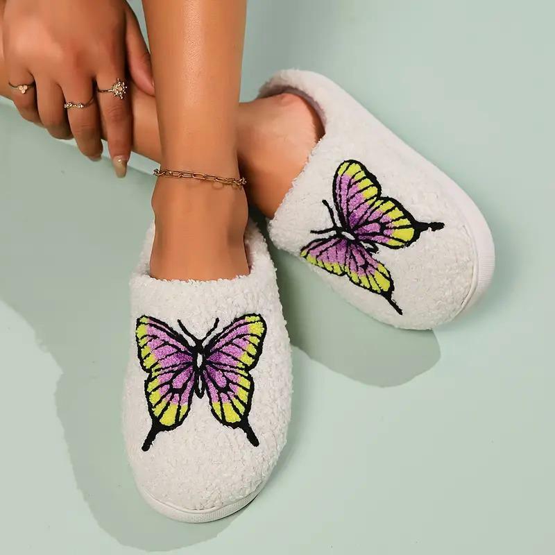 Cozy Butterfly Slippers for Women - Perfect Holiday Gift for Christmas and Fall Seasons