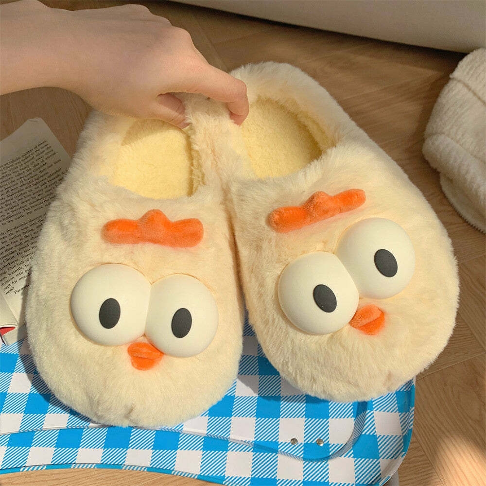 Cozy Chick Slippers - Perfect Gift for Halloween, Christmas, Valentine