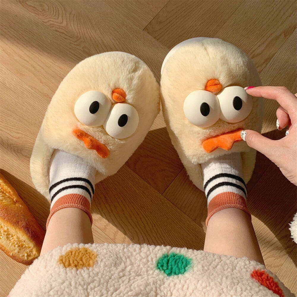 Cozy Chick Slippers - Perfect Gift for Halloween, Christmas, Valentine