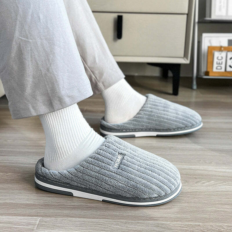 Cozy Corduroy Slippers - Perfect Gift for Loved OnesHoliday Season