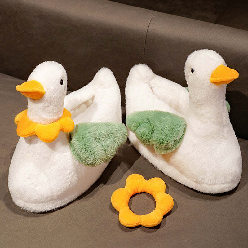 Cozy Flower Duck Slippers - Perfect Gift for Loved OnesHoliday Season