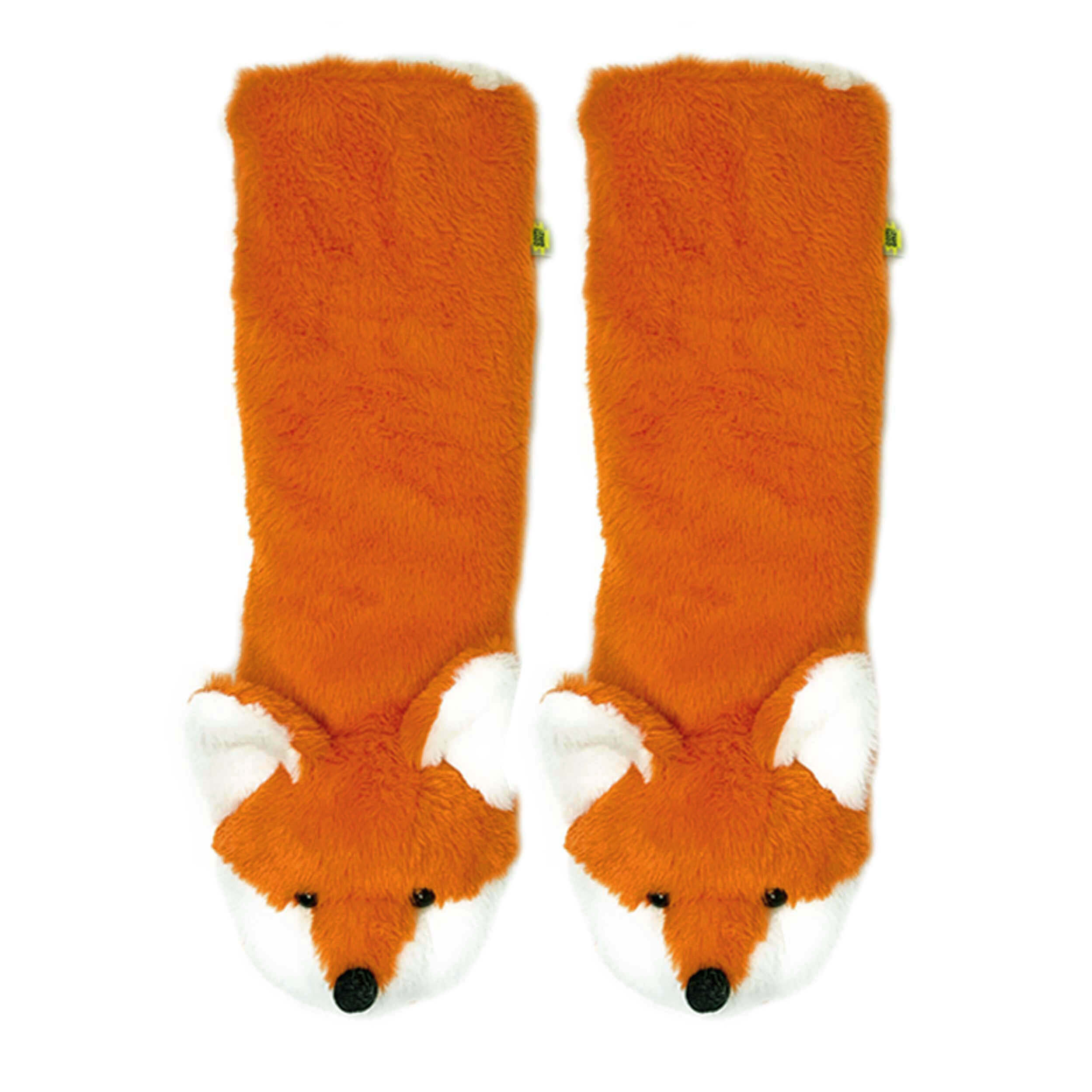 Cozy Fox Sakes Plush Slipper Socks - Perfect Gift for Halloween, Christmas, Valentine