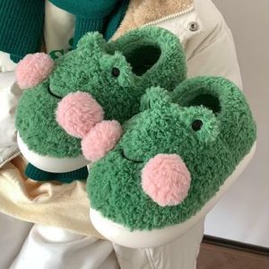 Cozy Froggy Slippers - Perfect Gift for Halloween, Christmas, Valentine