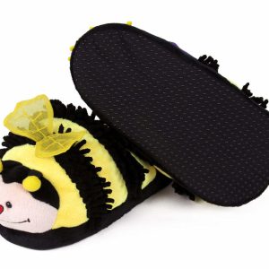 Cozy Fuzzy Bee Slippers - Perfect Gift for Halloween, Christmas, Valentine