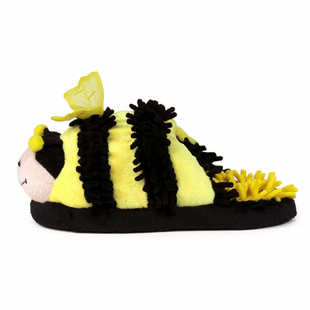 Cozy Fuzzy Bee Slippers - Perfect Gift for Halloween, Christmas, Valentine