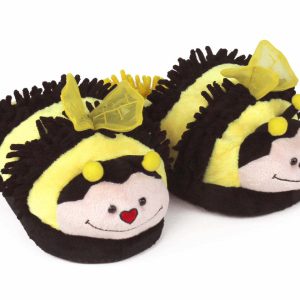 Cozy Fuzzy Bee Slippers - Perfect Gift for Halloween, Christmas, Valentine