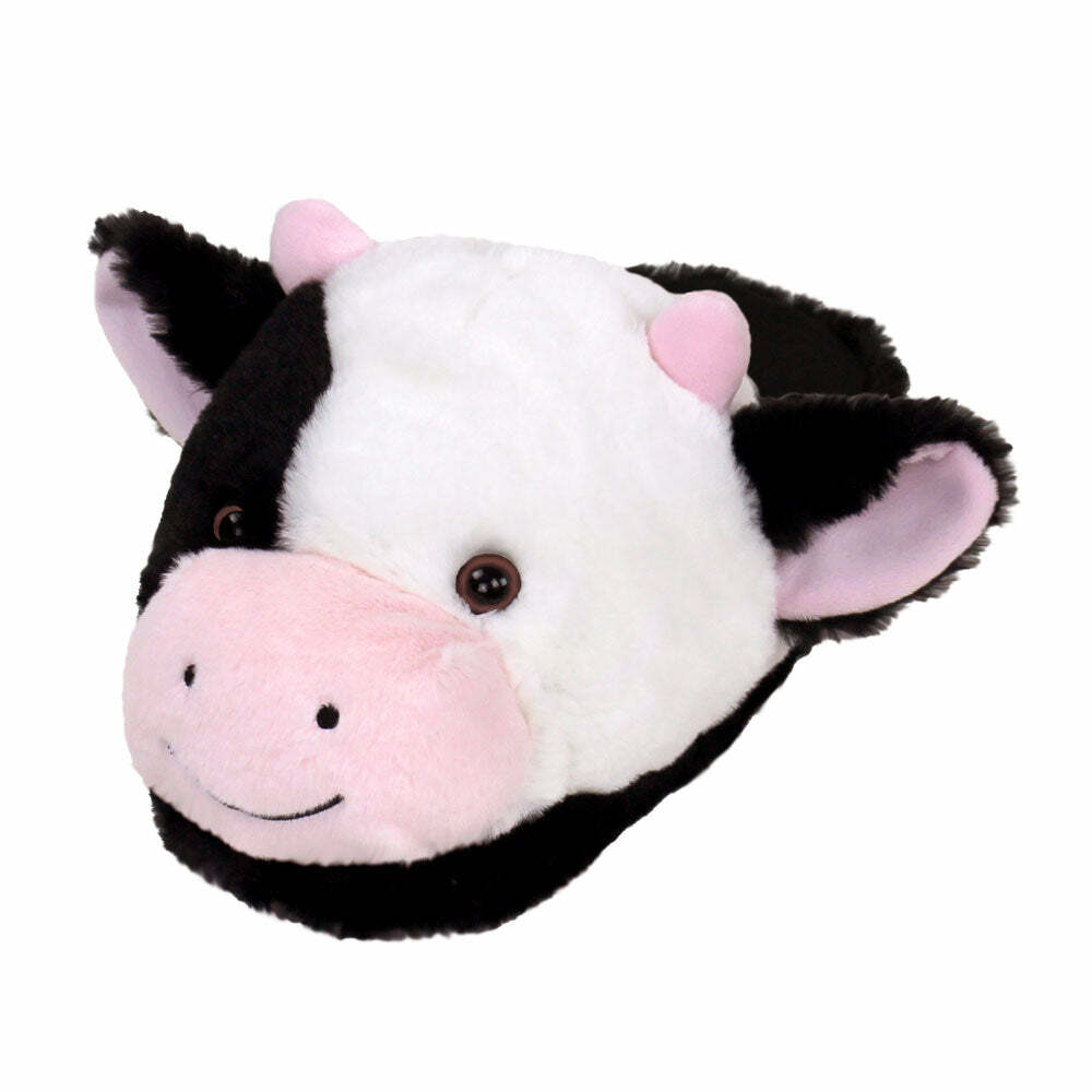 Cozy Fuzzy Cow Slippers - Perfect Gift for Halloween, Christmas, Valentine