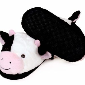 Cozy Fuzzy Cow Slippers - Perfect Gift for Halloween, Christmas, Valentine