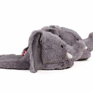 Cozy Fuzzy Elephant Slippers - Perfect Gift for Halloween, Christmas, Valentine