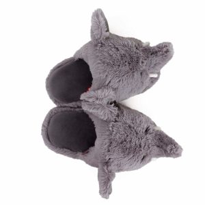 Cozy Fuzzy Elephant Slippers - Perfect Gift for Halloween, Christmas, Valentine