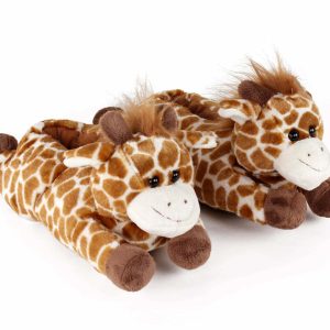 Cozy Fuzzy Giraffe Slippers - Perfect Gift for Loved OnesHoliday Season