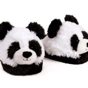 Cozy Fuzzy Panda Slippers - Perfect Gift for Halloween, Christmas, Valentine