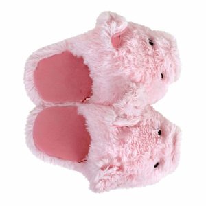 Cozy Fuzzy Pig Slippers - Perfect Gift for Halloween, Christmas, Valentine