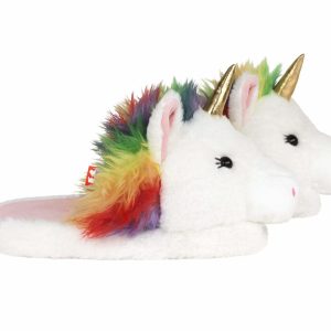 Cozy Fuzzy Unicorn Slippers - Perfect Gift for Halloween, Christmas, Valentine