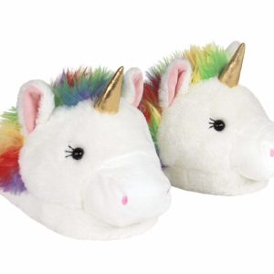 Cozy Fuzzy Unicorn Slippers - Perfect Gift for Halloween, Christmas, Valentine