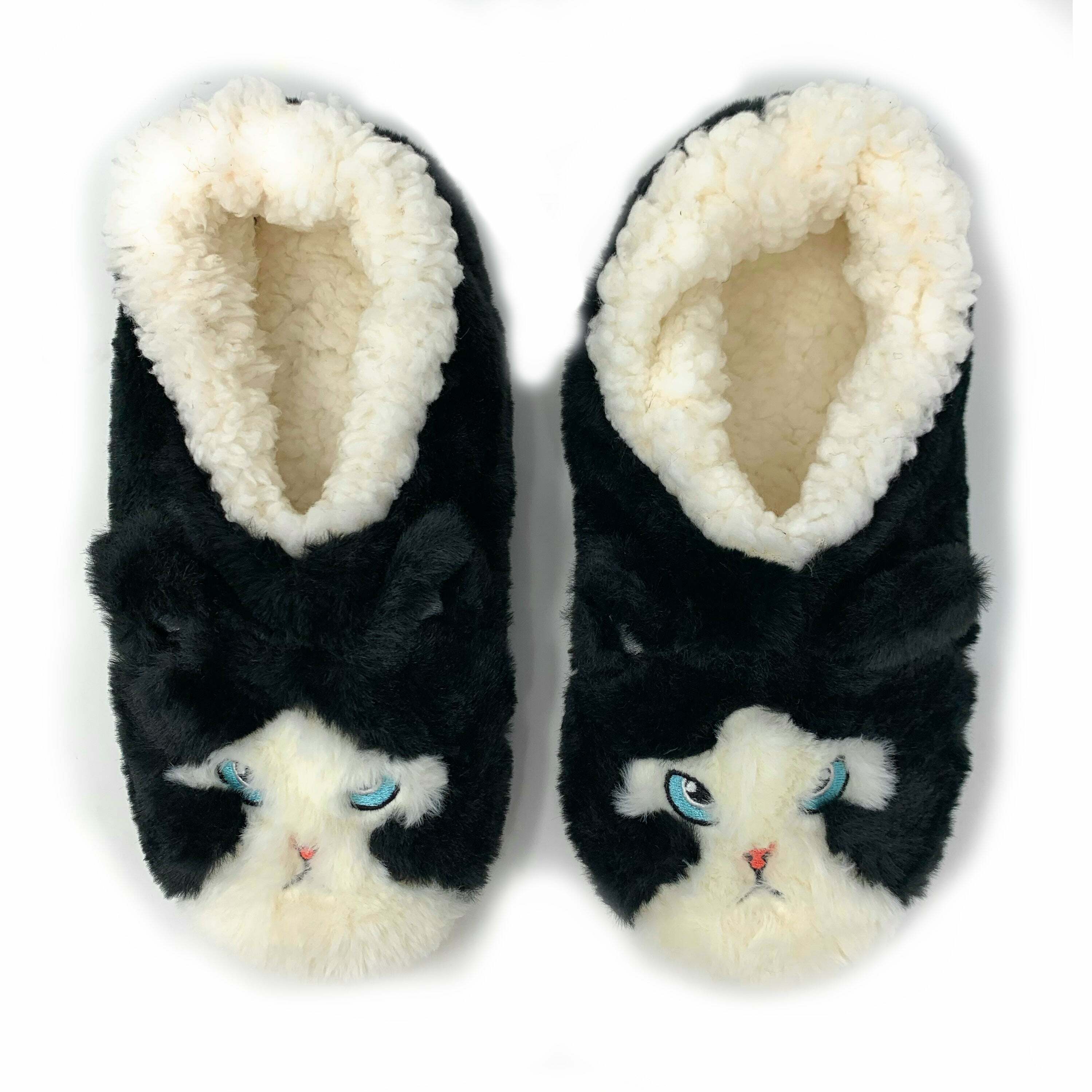 Cozy Good Kitty Slippers - Perfect Gift for Halloween, Christmas, Valentine