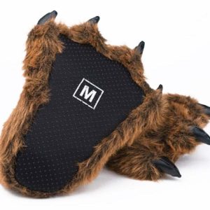 Cozy Grizzly Bear Paw Slippers - Perfect Gift for Halloween, Christmas, Valentine