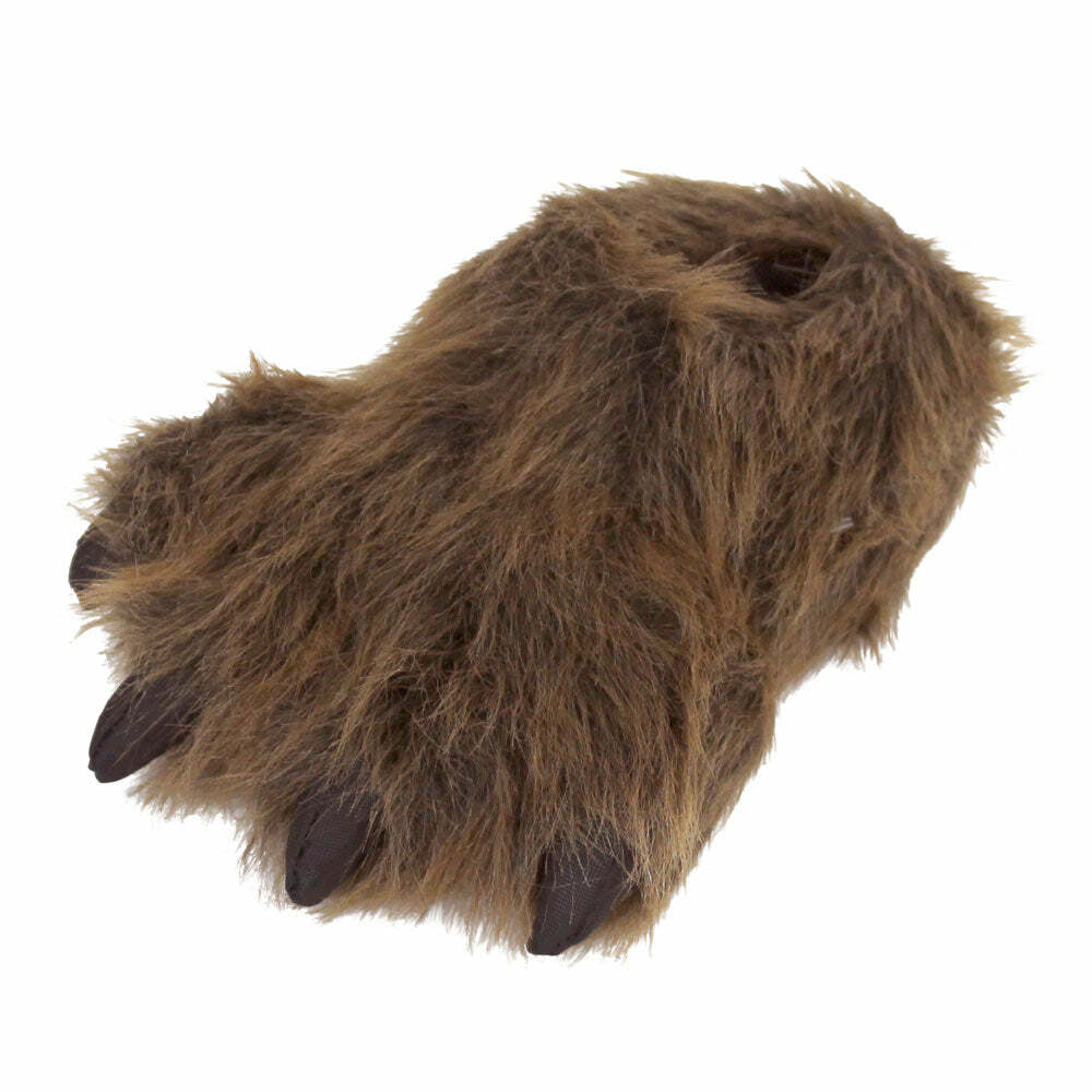 Cozy Grizzly Bear Paw Slippers - Perfect Gift for Halloween, Christmas, Valentine