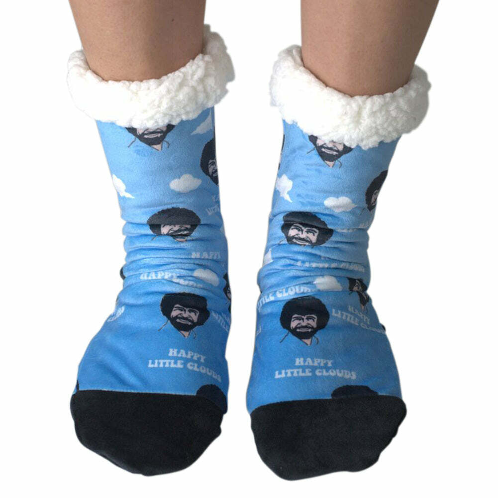 Cozy Happy Clouds Slipper Socks - Perfect Gift for Halloween, Christmas, Valentine