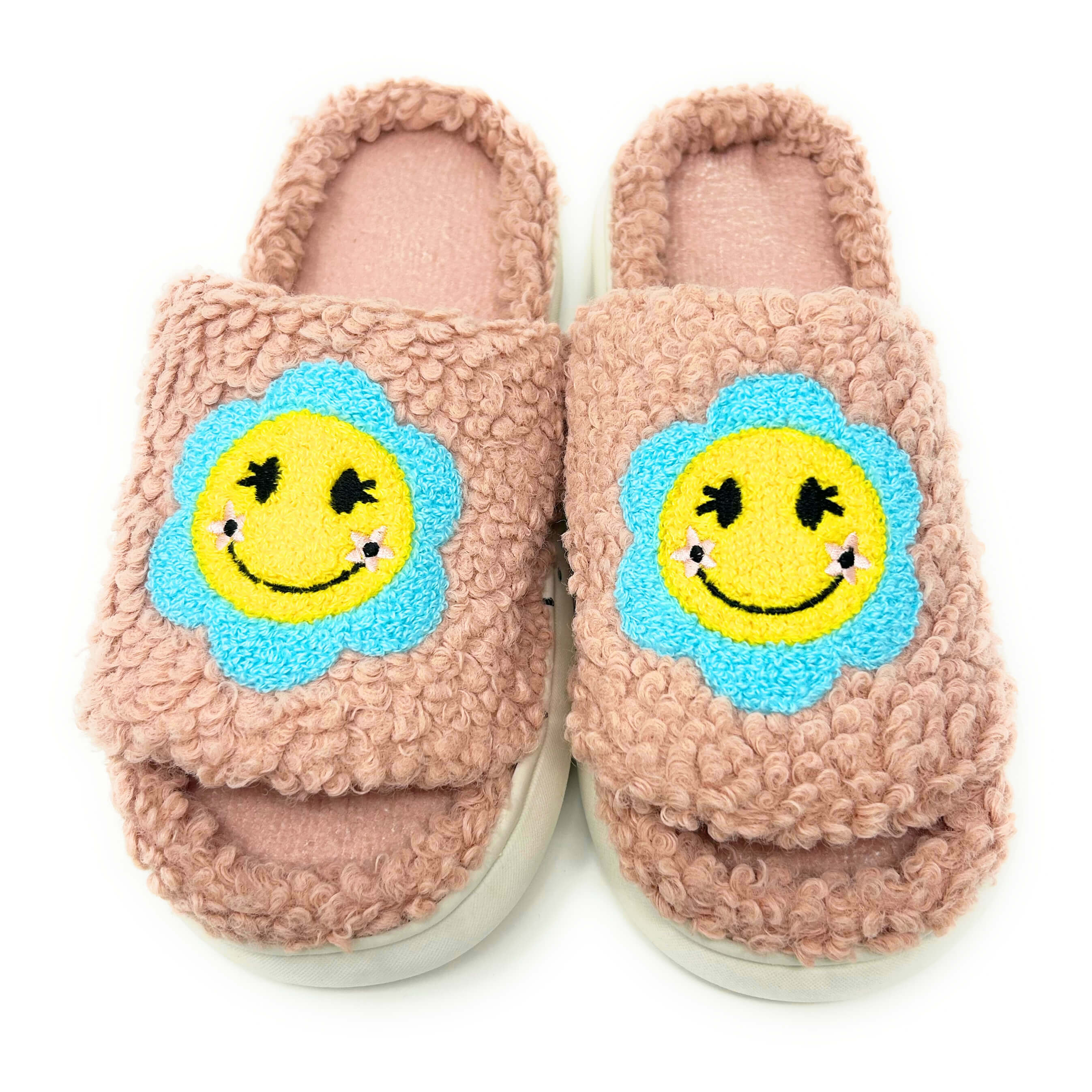 Cozy Happy Days Slip-On Slides - Perfect Gift for Halloween, Christmas, Valentine