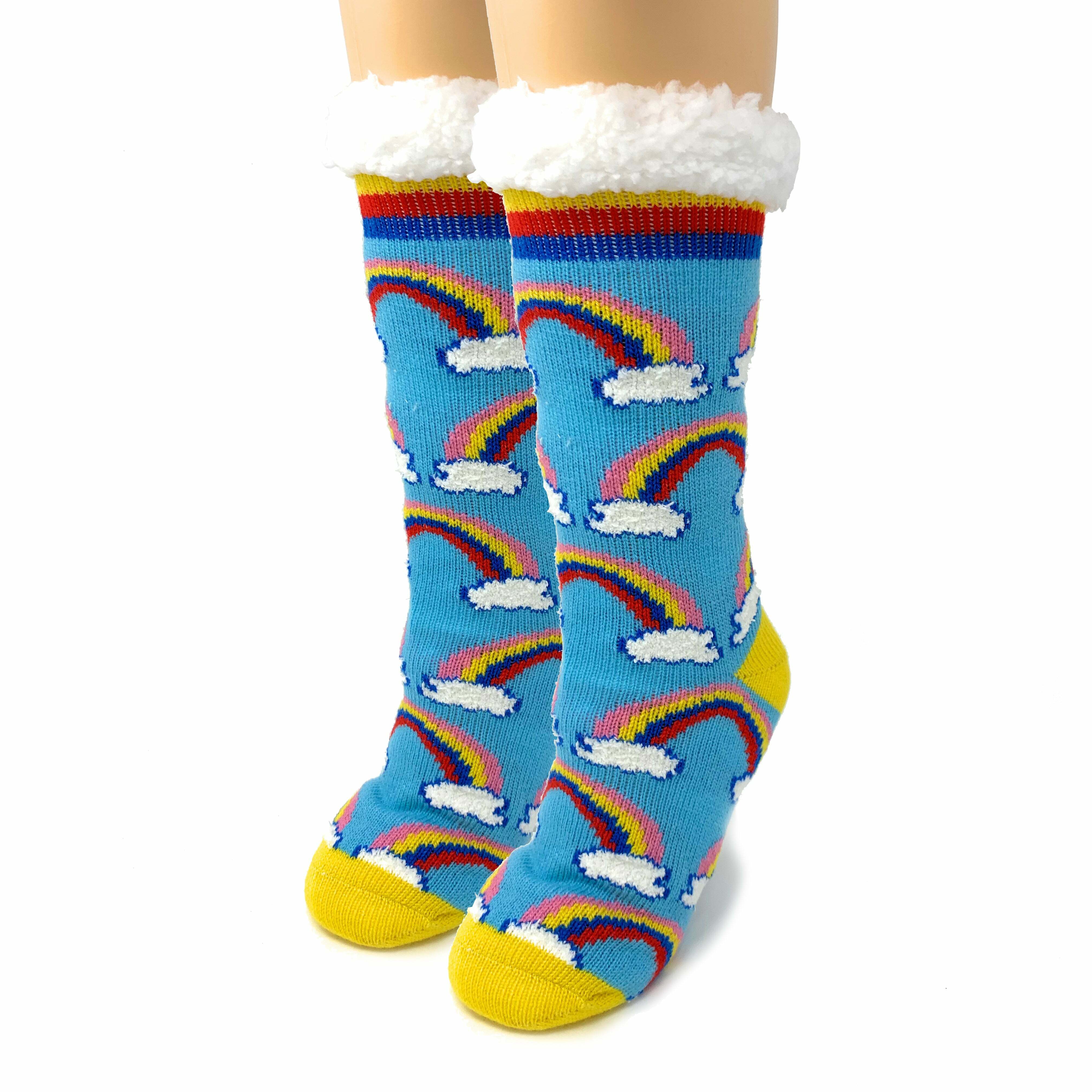 Cozy Happy Days Slipper Socks - Perfect Gift for Halloween, Christmas, Valentine