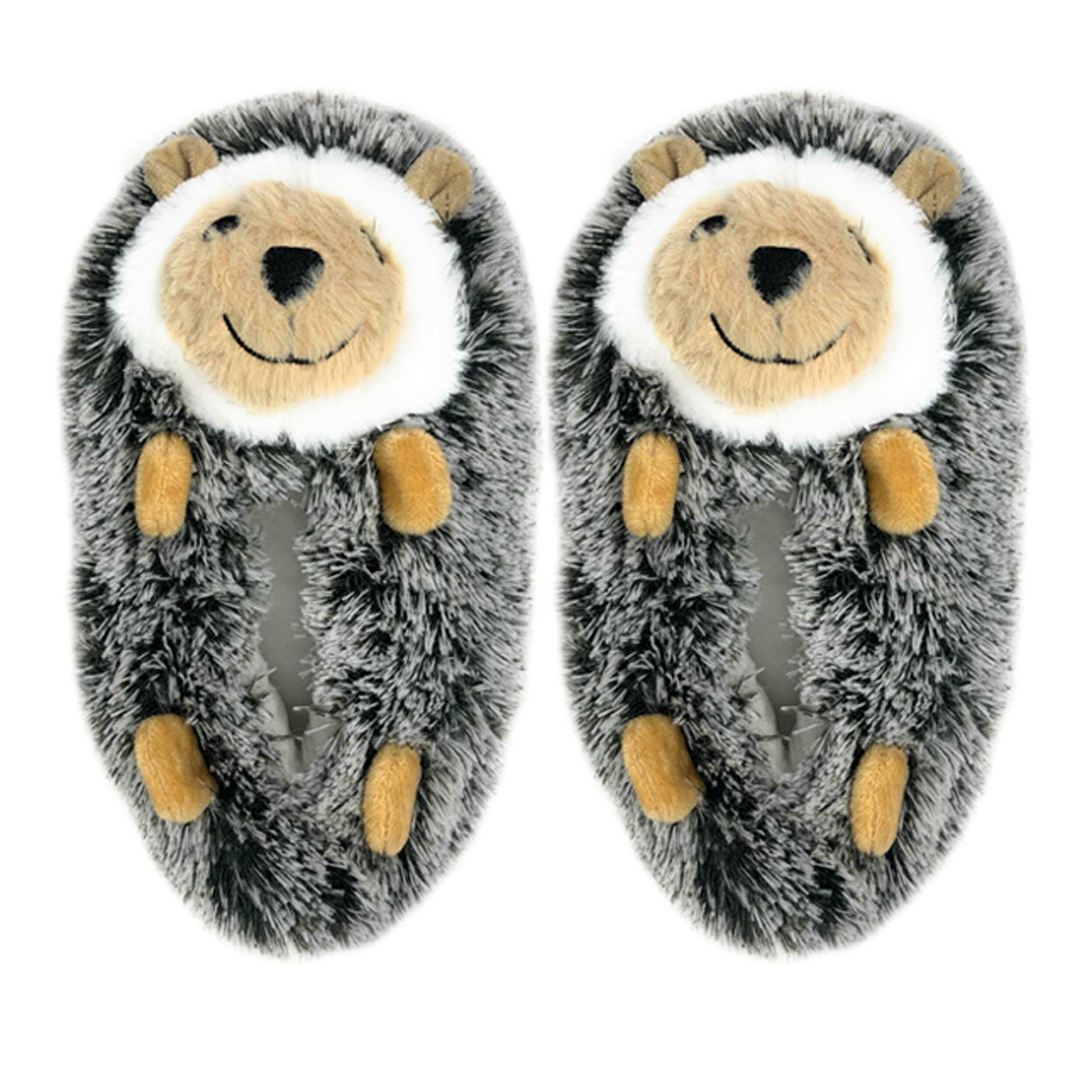 Cozy Hedge Hugs Fuzzy Slippers - Perfect Gift for Halloween, Christmas, Valentine