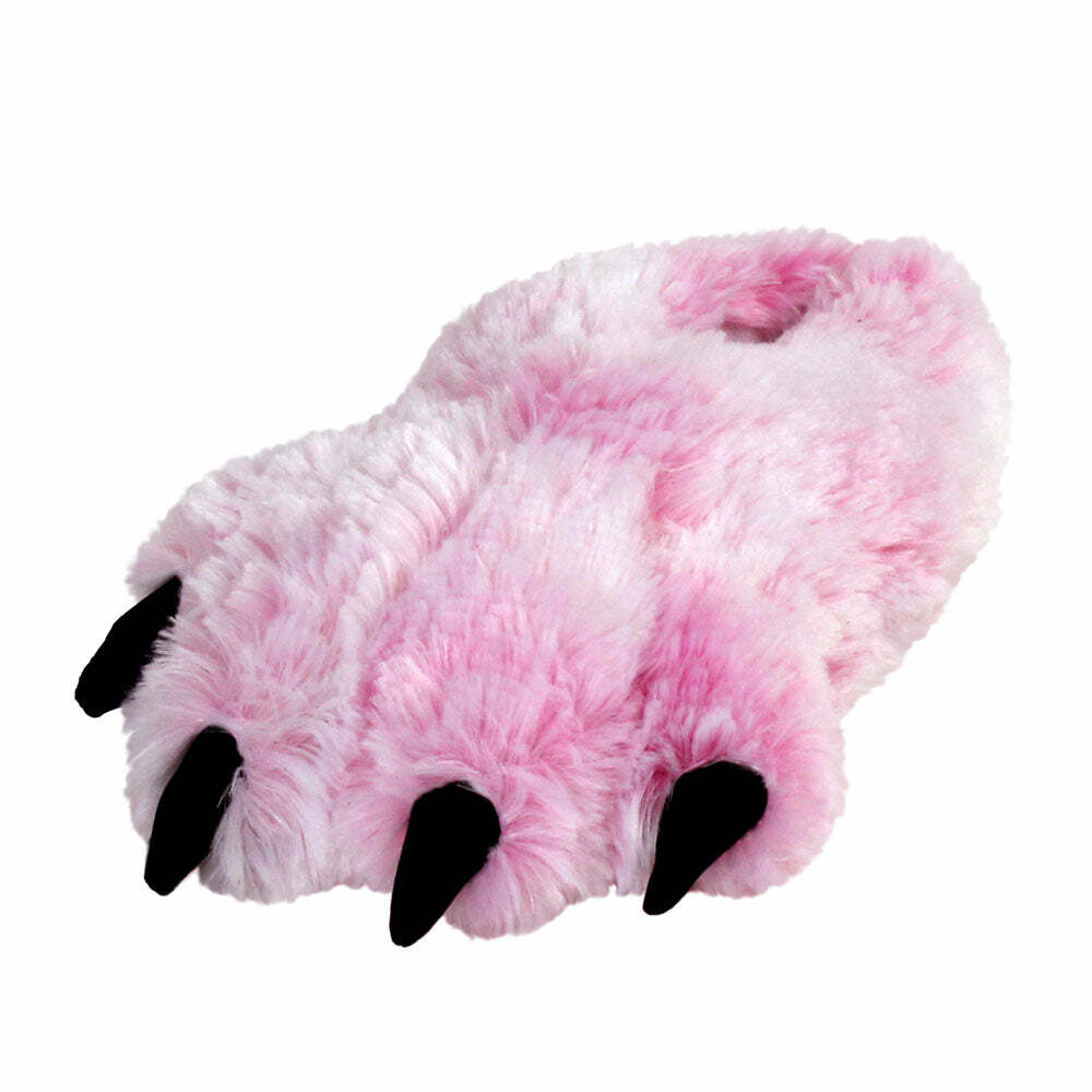 Cozy Kids Pink Tiger Paw Slippers - Perfect Gift for Halloween, Christmas, Valentine