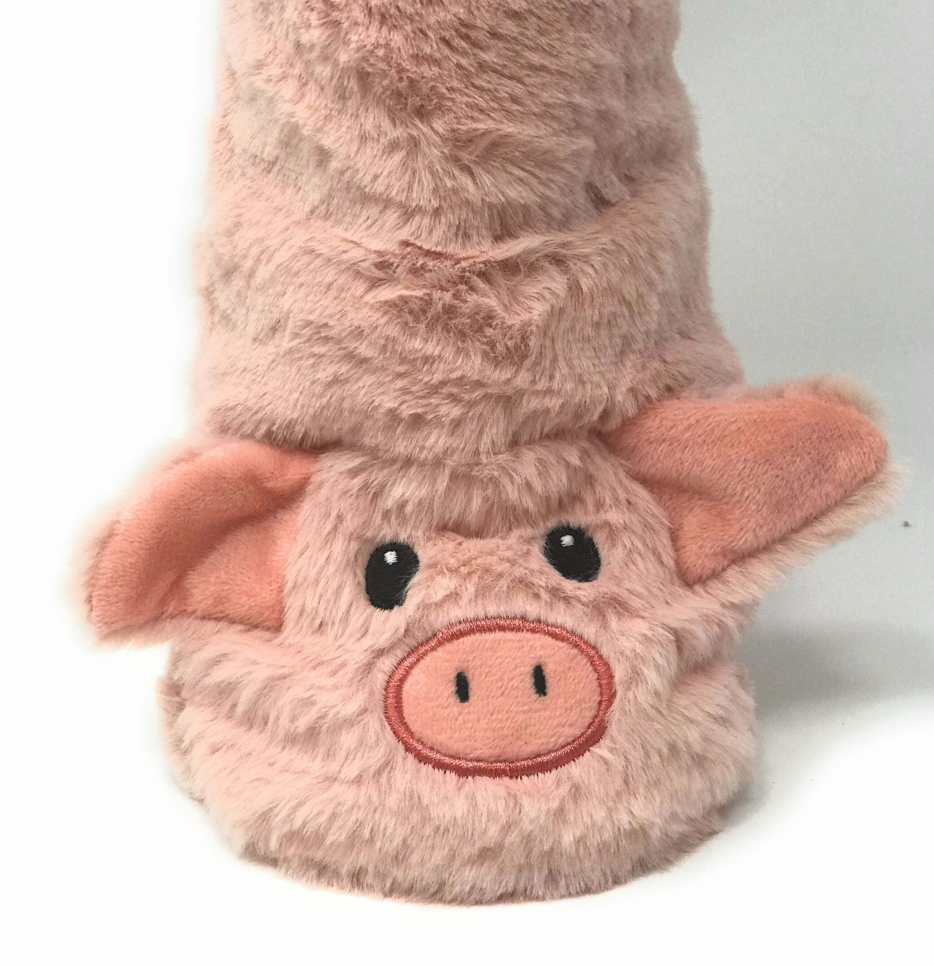 Cozy Le Piggy Plush Slipper Socks - Perfect Gift for Halloween, Christmas, Valentine