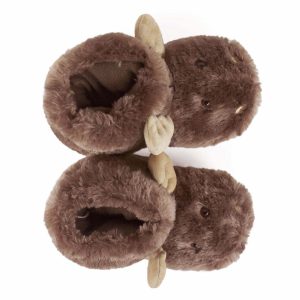 Cozy Moose Critter Slippers - Perfect Holiday Gift for Loved Ones This Season