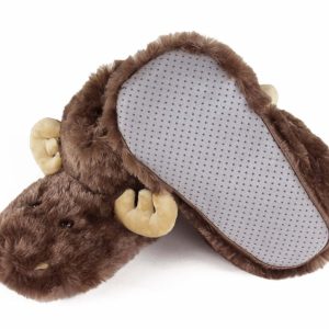 Cozy Moose Critter Slippers - Perfect Holiday Gift for Loved Ones This Season