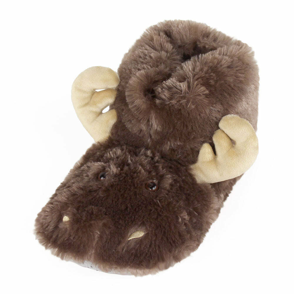 Cozy Moose Slippers - Perfect Holiday Gift for Loved Ones This Christmas Valentine