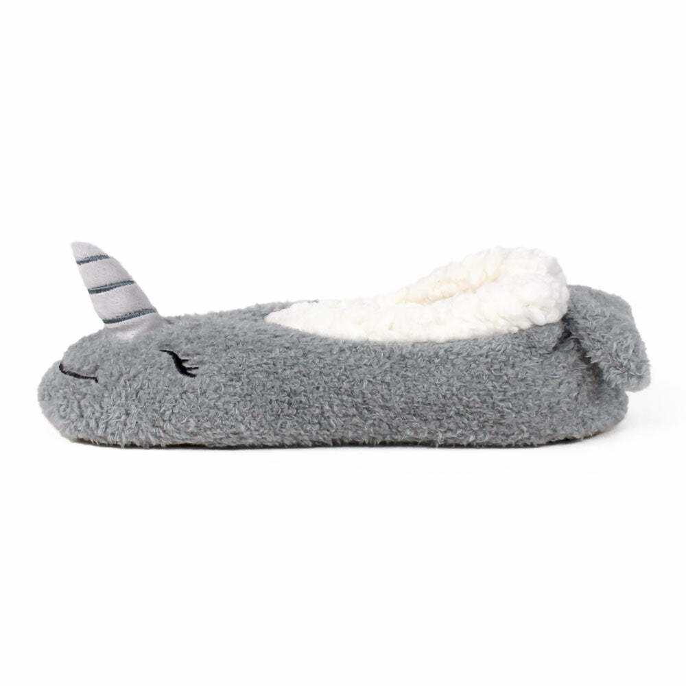 Cozy Narwhal Sock Slippers - Perfect Gift for Halloween, Christmas, Valentine