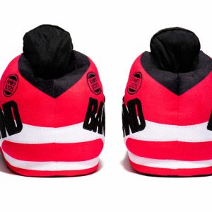 Cozy OG' Red Sneaker Slippers - Perfect Holiday Gift for Loved Ones This Season