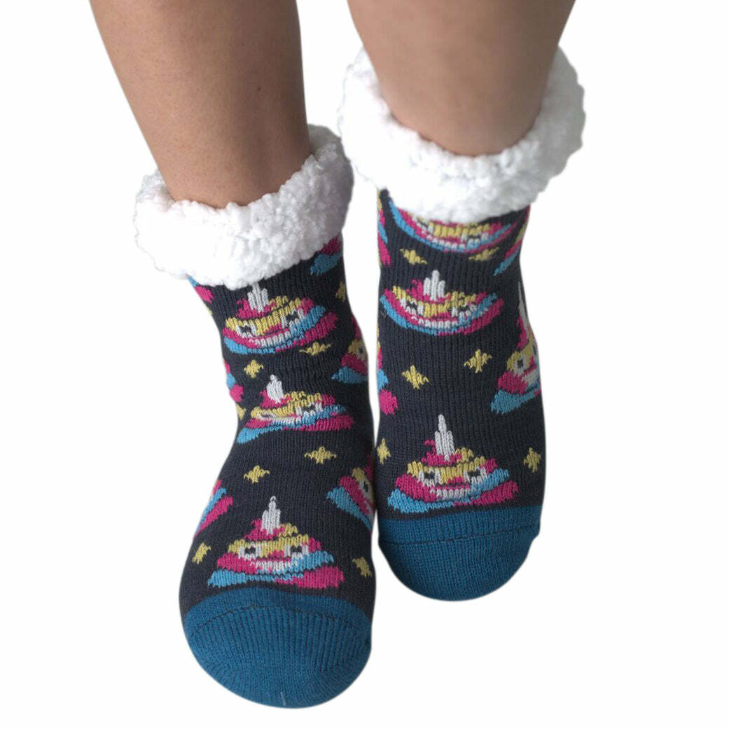 Cozy Poopy Slipper Socks - Perfect Gift for Halloween, Christmas, Valentine