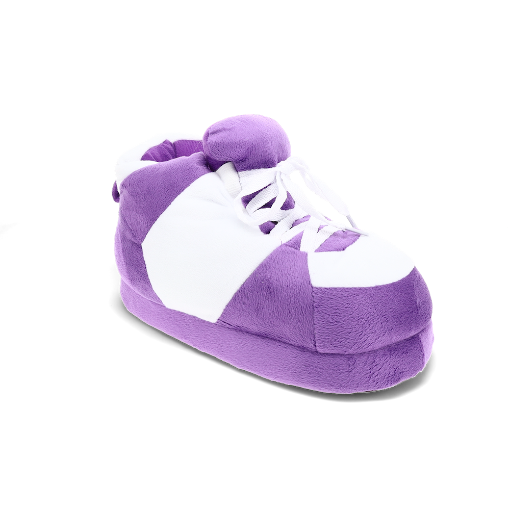 Cozy Purple and White Slippers - Perfect Gift for Loved OnesHoliday Season