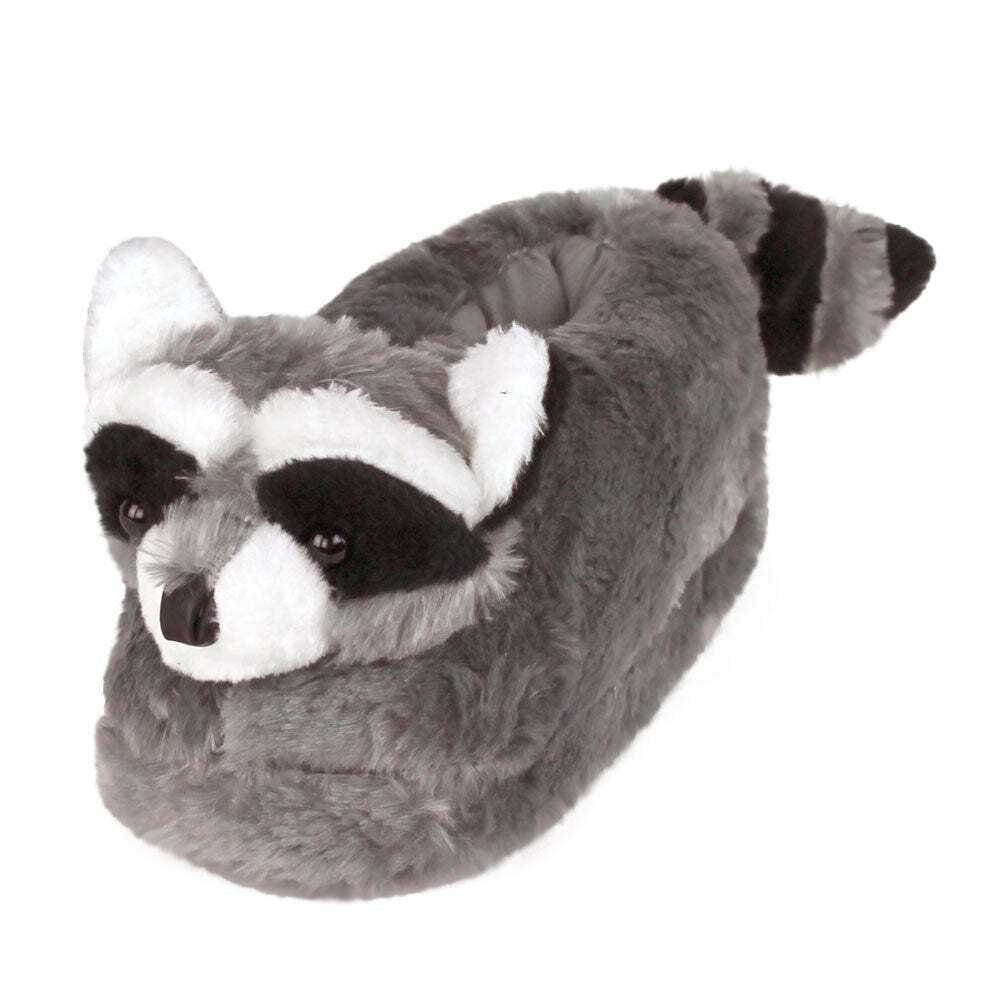 Cozy Raccoon Animal Slippers - Perfect Gift for Halloween, Christmas, Valentine