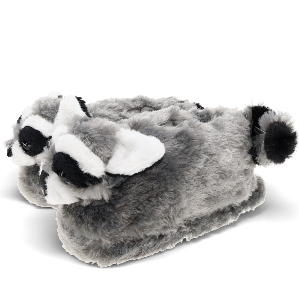 Cozy Raccoon Slippers - Perfect Gift for Halloween, Christmas, Valentine