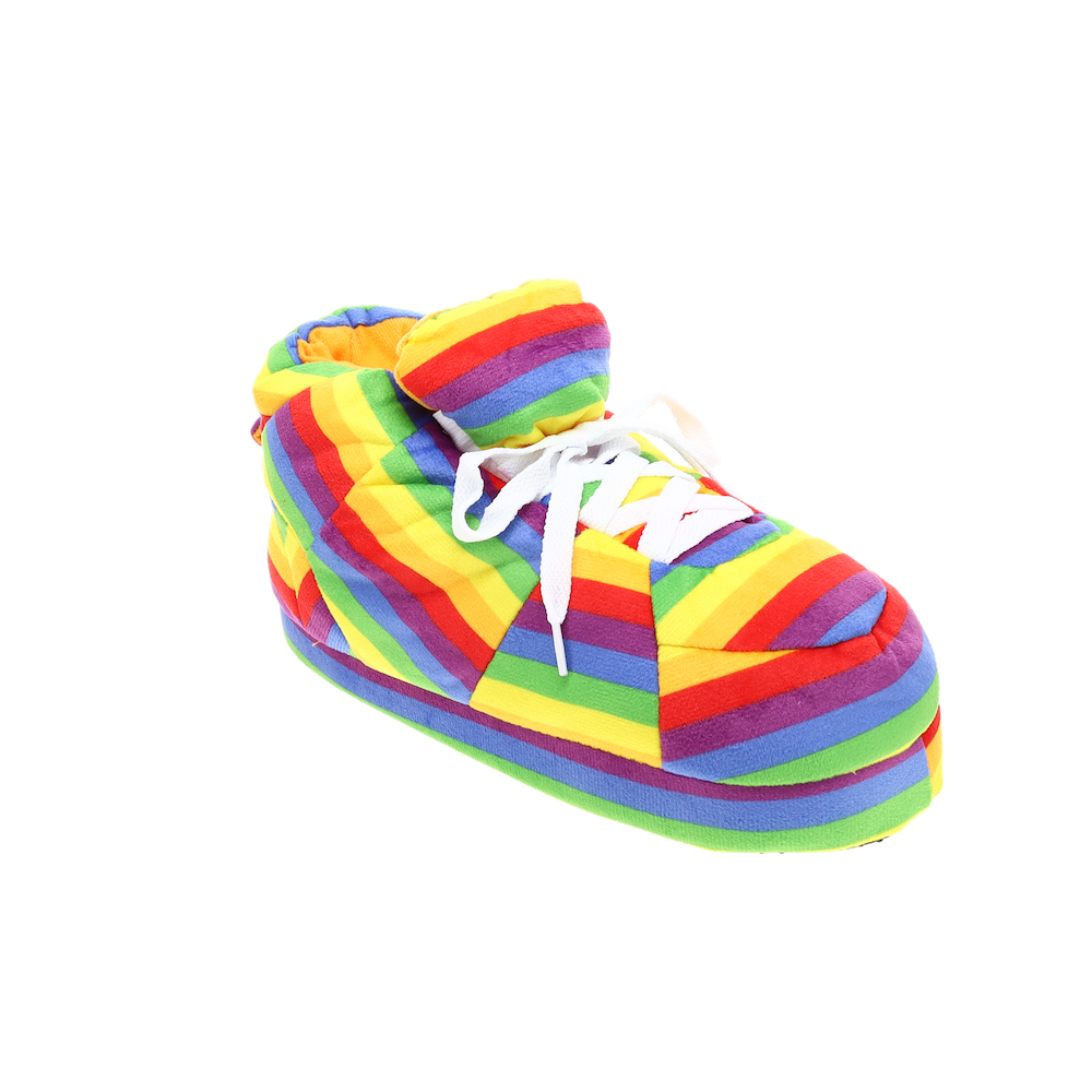 Cozy Rainbow Slippers - Perfect Gift for LoversHoliday Season, Halloween, Christmas, Valentine