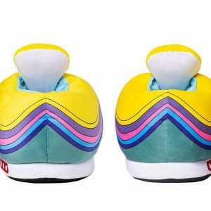 Cozy Rainbow Sneaker Slippers - Perfect Gift for Halloween, Christmas, Valentine