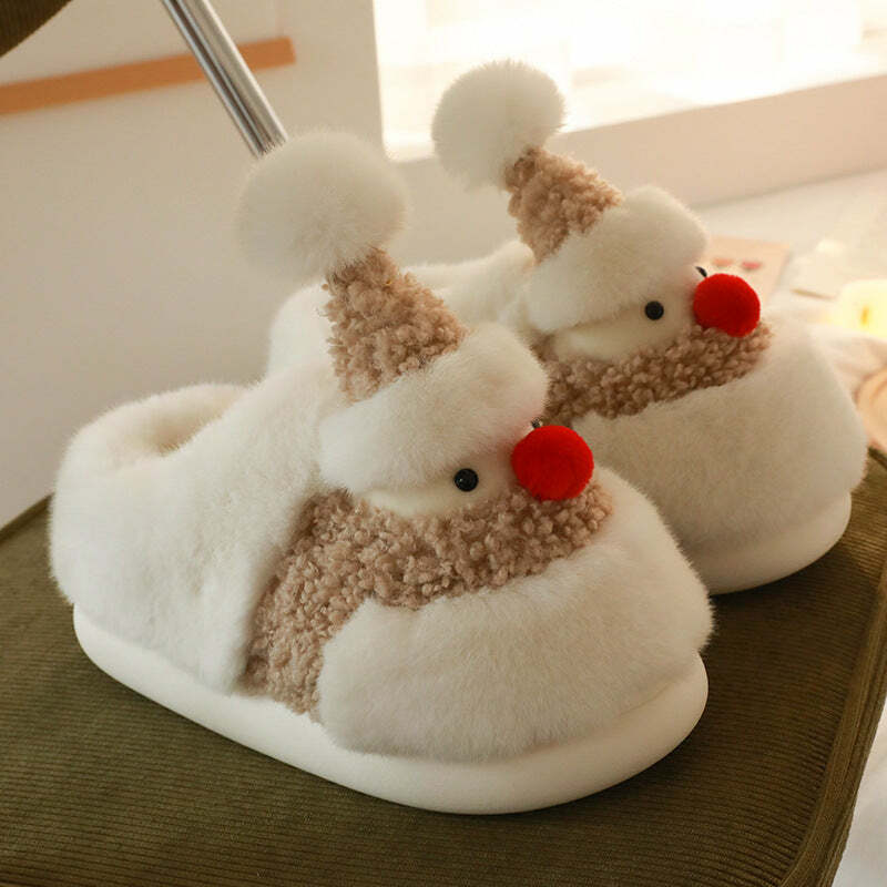 Cozy Snowman Slippers - Perfect Holiday Gift for Christmas and Winter Celebrations