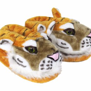 Cozy Tiger Head Slippers - Perfect Gift for Halloween, Christmas, Valentine