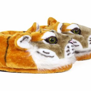 Cozy Tiger Head Slippers - Perfect Gift for Halloween, Christmas, Valentine